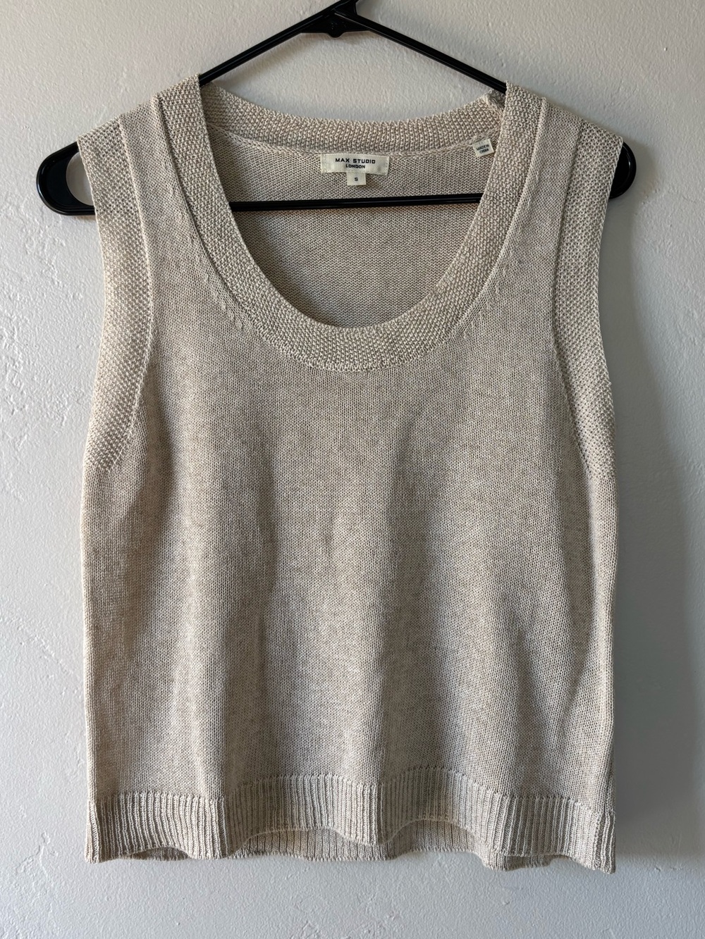 Max Studio Knit Shell Top - Picture 3 of 9